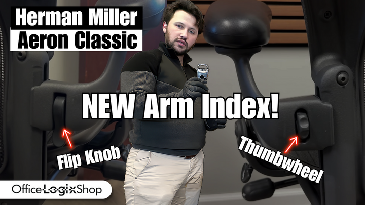 Herman Miller Aeron Arm Index Replacement Tutorial