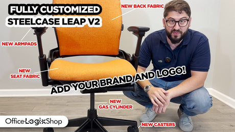 Customized Steelcase Leap V2 For Business Owners and Companies - Office Logix Shop