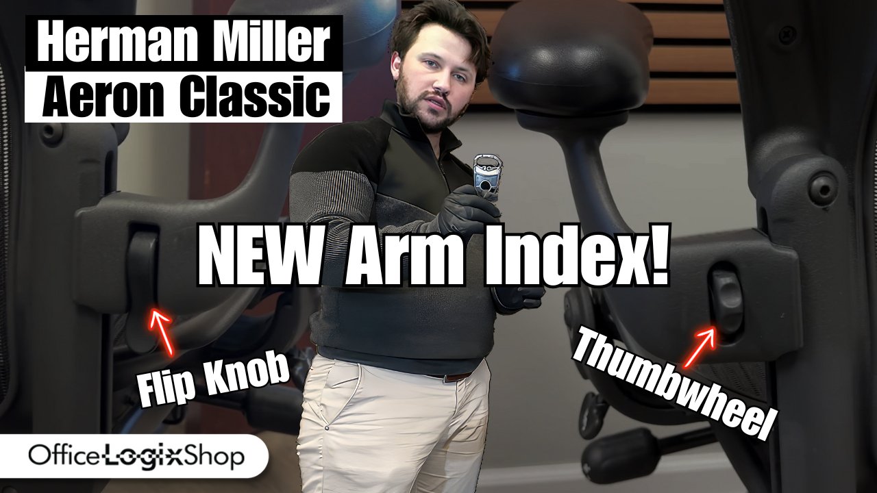 Herman Miller Aeron Arm Index Replacement Tutorial - Office Logix Shop