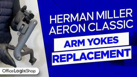 Herman Miller Aeron Arm Yokes Replacement Tutorial - Office Logix Shop