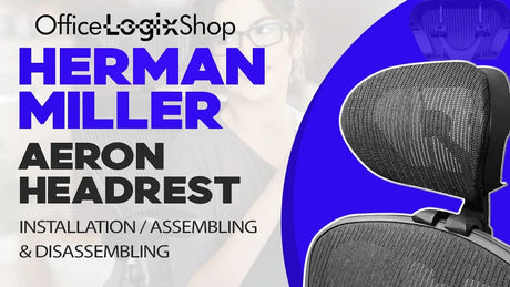 Herman Miller Aeron Headrest Installation Tutorial - Office Logix Shop