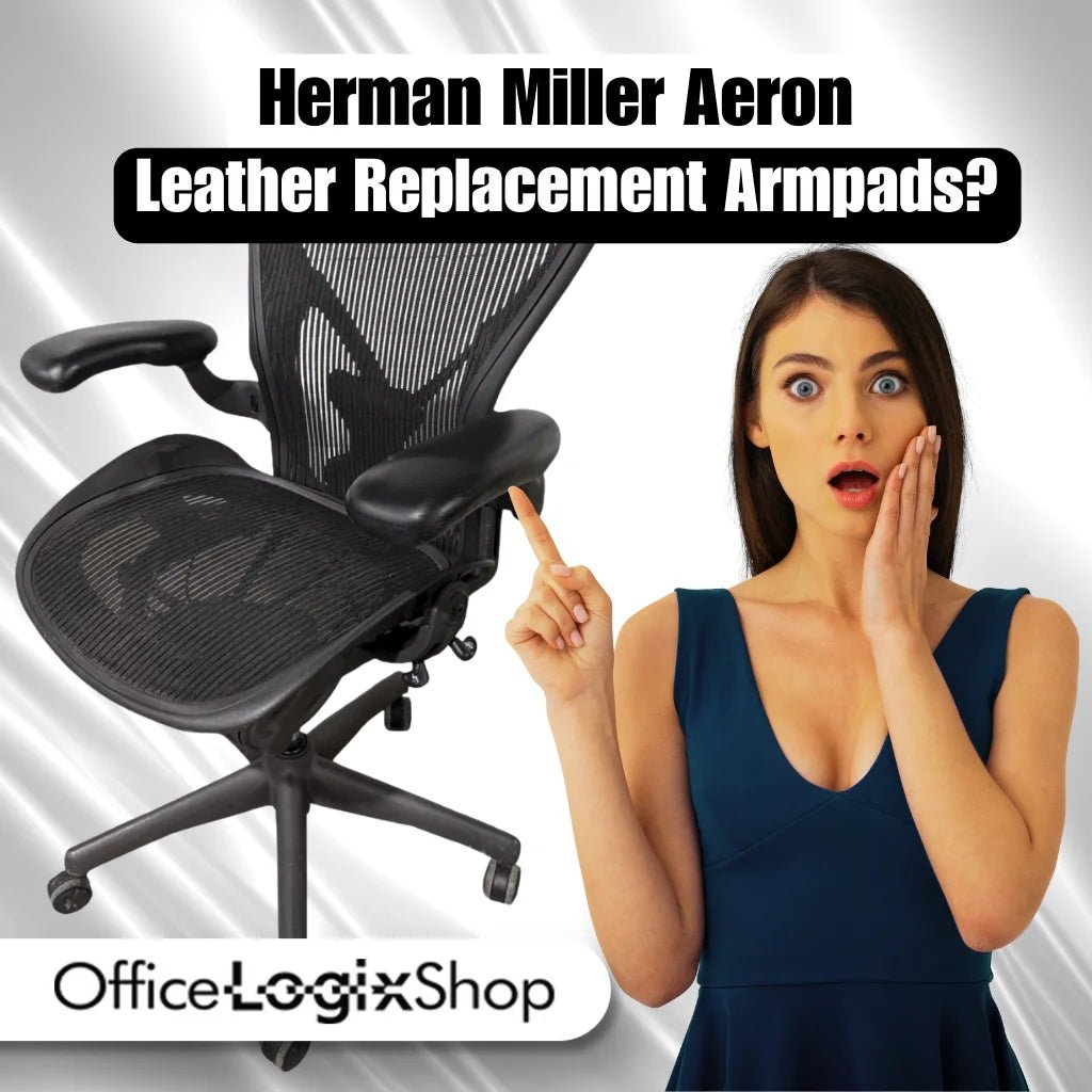 Herman Miller Aeron Leather Arm pads Replacement? - Office Logix Shop