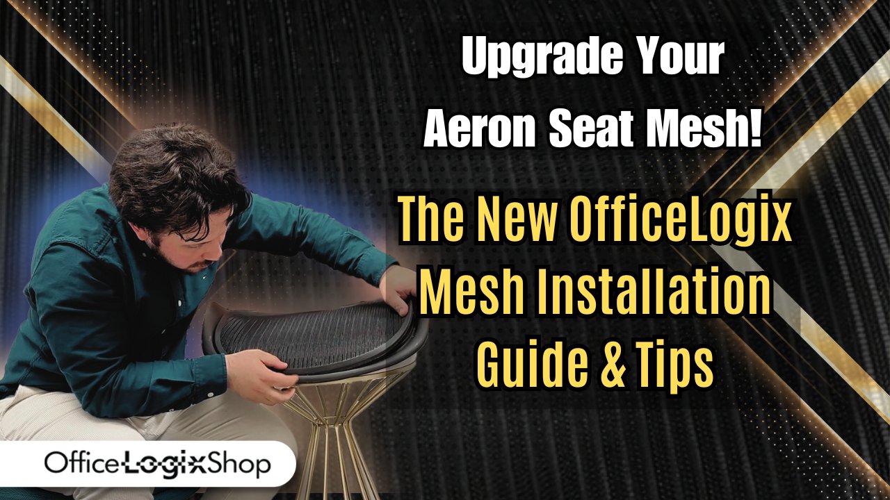 Herman Miller Aeron New OfficeLogixShop Seat Mesh Replacement - Office Logix Shop