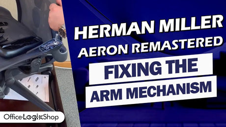 Herman Miller Aeron Remastered Arm Mechanism Fix Tutorial - Office Logix Shop