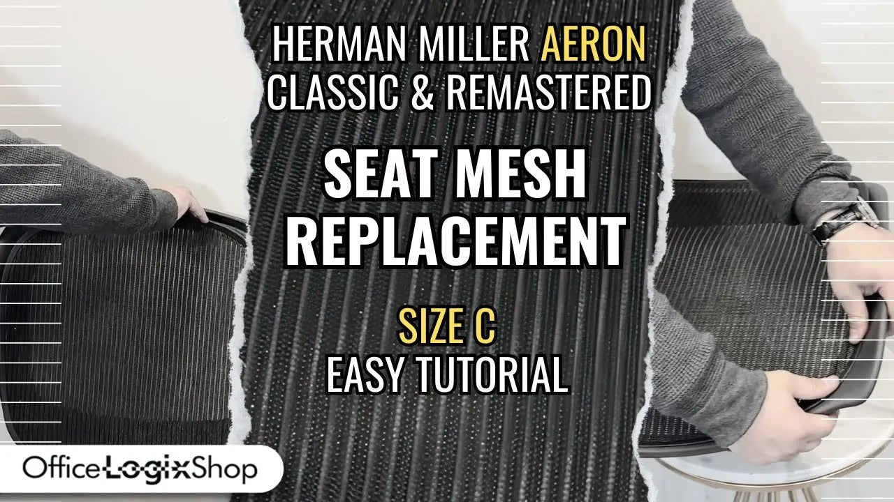 Herman Miller Aeron Size C Seat Mesh Replacement - Office Logix Shop