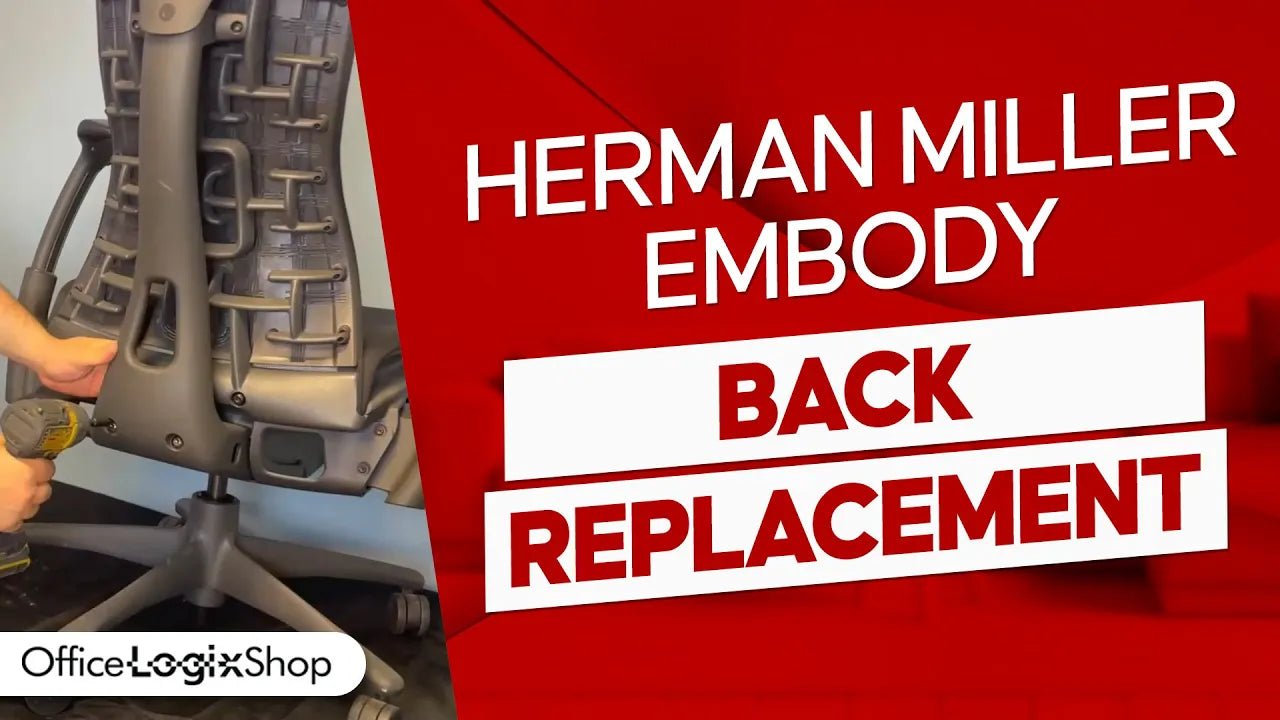 Herman Miller Embody Back Replacement Tutorial - Office Logix Shop