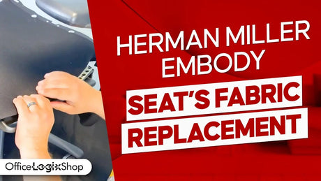 Herman Miller Embody Seat Fabric Replacement Tutorial - Office Logix Shop