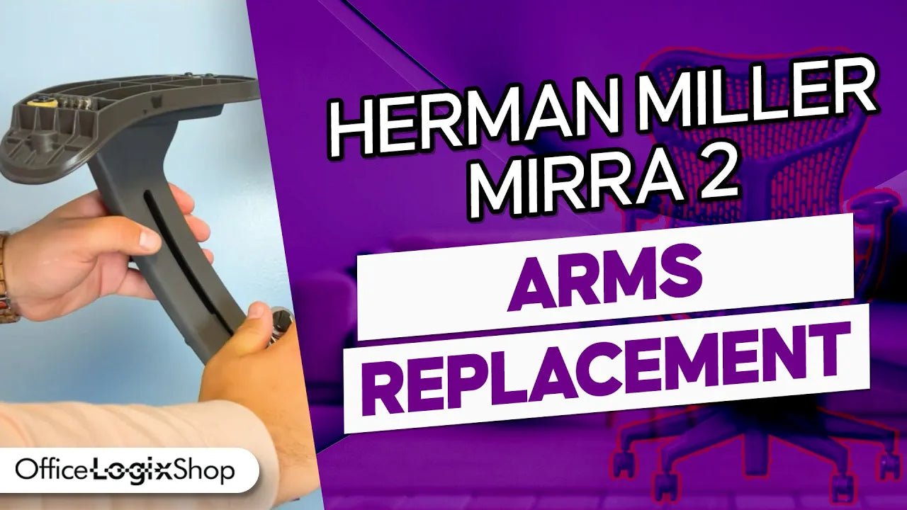 Herman Miller Mirra 2 Arms Replacement Tutorial - Office Logix Shop