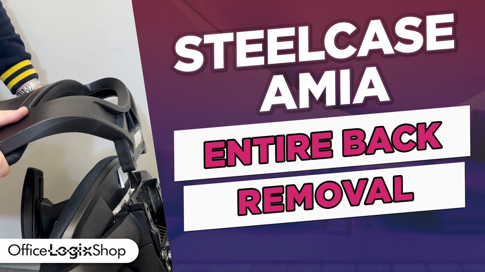 How to Remove the Steelcase Amia Chair Back: A Step-by-Step Guide - Office Logix Shop