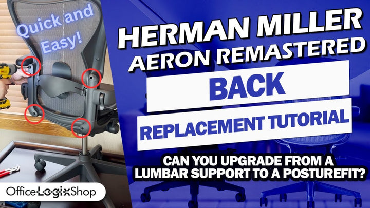 Herman Miller Aeron Remastered Back Replacement Tutorial