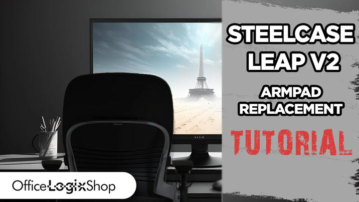 Steelcase Leap V2 Arm Pads Replacement Tutorial