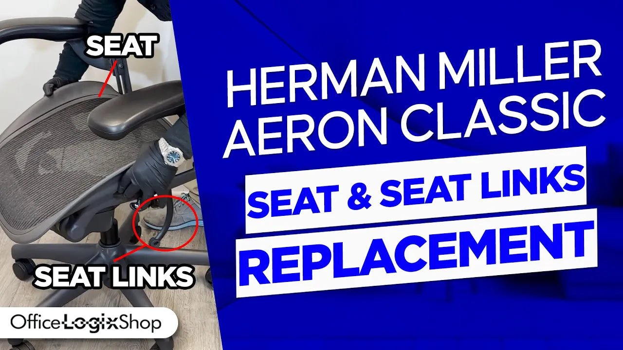 Replacing and Installing The Herman Miller Aeron Seat Tutorial - Office Logix Shop