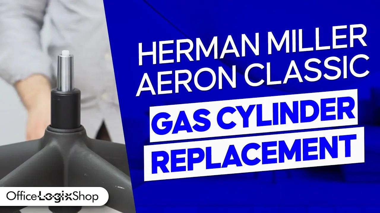 Replacing The Herman Miller Aeron Chair Top Activated Gas Cylinder - Office Logix Shop