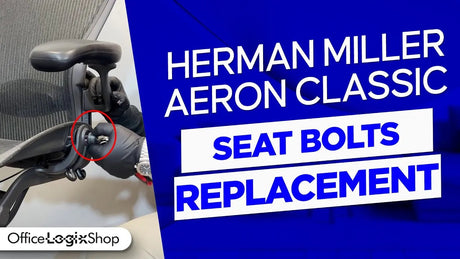 Replacing The Herman Miller Aeron Seat Bolts Tutorial - Office Logix Shop