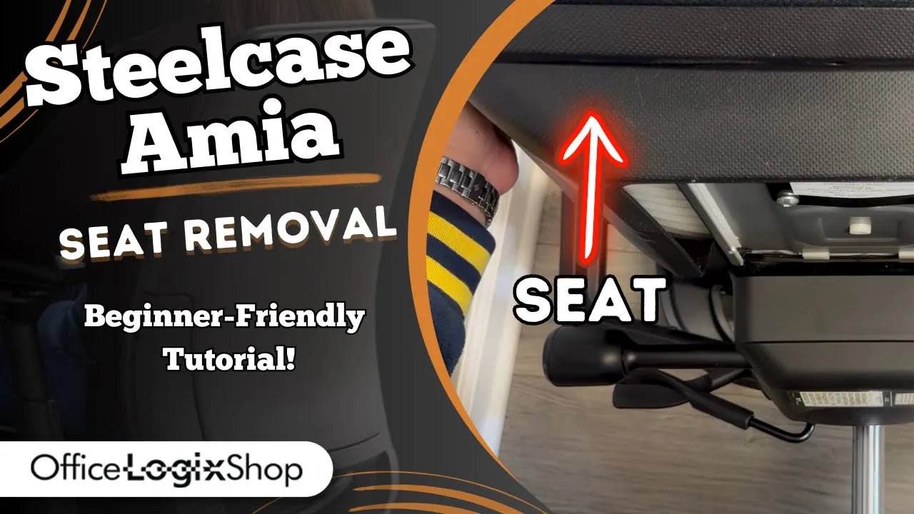 Steelcase Amia Seat Removal and Installation Tutorial - Office Logix Shop