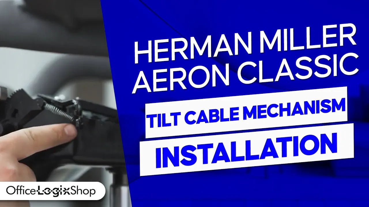 Upgrade your Basic Herman Miller Aeron Chair to a Fully Loaded - Tilt Cable Mechanism installation - Office Logix Shop