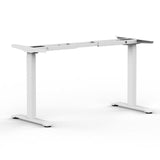 Electric White Sit - Stand Desk Frame with Adjustable Height and Cable Management Holes for a Productive Workspace - Top Sold Seperately - Office Logix Shop