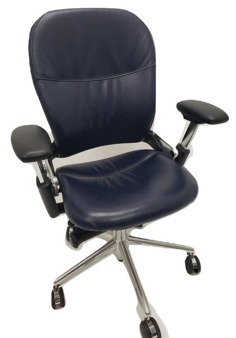 Executive Leather Steelcase Leap Chair (Used) - Office Logix Shop