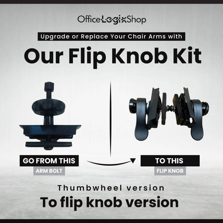 Flip Knob (Lever) Kit for Herman Miller Classic Aeron (Before 2004) - Office Logix Shop