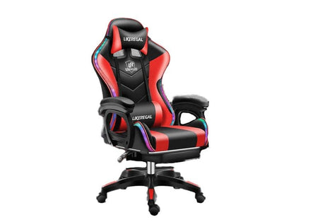 Gaming Chair with Light and Massage Lumbar support (New) - Office Logix Shop