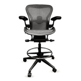 Herman Miller Aeron Drafting Stool - Size B ||Classic or Remastered V2 see variant|| - (Renewed) - Office Logix Shop