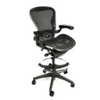 Herman Miller Aeron Drafting Stool - Size B ||Classic or Remastered V2 see variant|| - (Renewed) - Office Logix Shop