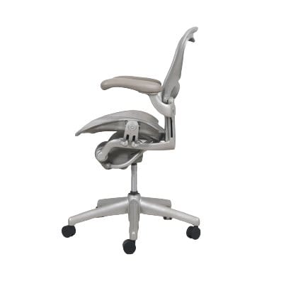 Herman Miller Aeron Fully Loaded Adjustable Lumbar - Titanium (Renewed) - Office Logix Shop