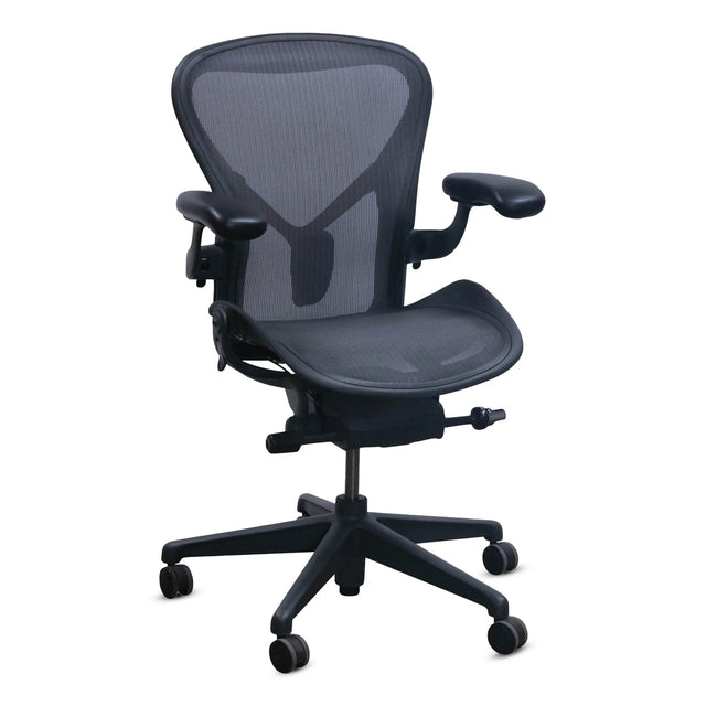 Herman Miller Aeron Remastered Black Onyx Gaming (Open Box) - Office Logix Shop