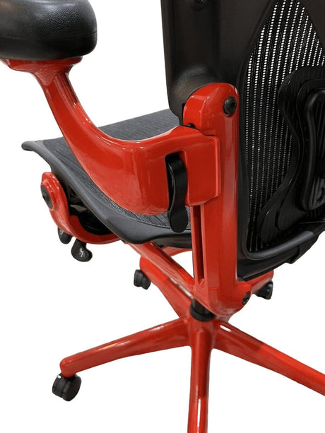 Herman Miller Aeron Size B Custom Race Car Red - 40 Delivery - Office Logix Shop