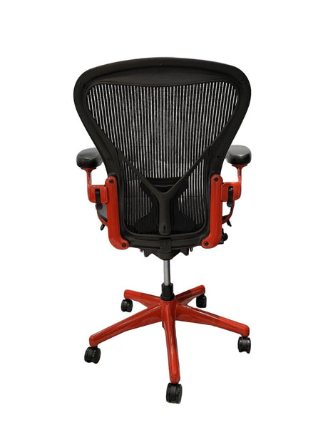 Herman Miller Aeron Size B Custom Race Car Red - 40 Delivery - Office Logix Shop