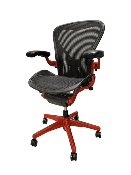 Herman Miller Aeron Size B Custom Race Car Red - 40 Delivery - Office Logix Shop