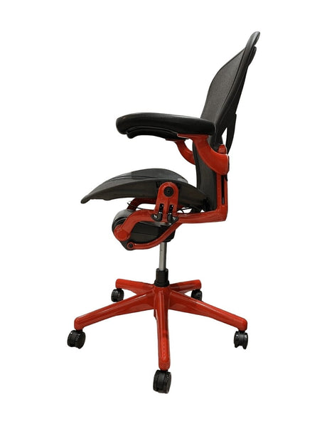 Herman Miller Aeron Size B Custom Race Car Red - 40 Delivery - Office Logix Shop