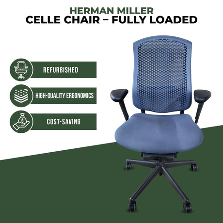 Herman Miller Celle Chair Fully Loaded (Renewed) - Office Logix Shop