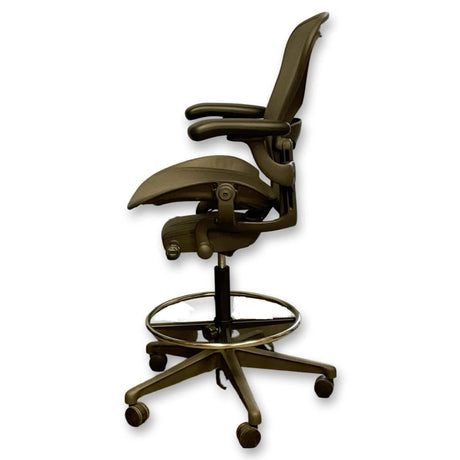 Herman Miller Office Task Chair Herman Miller Aeron Drafting Stool - Size B ||Classic or Remastered V2 see variant||- (Renewed)