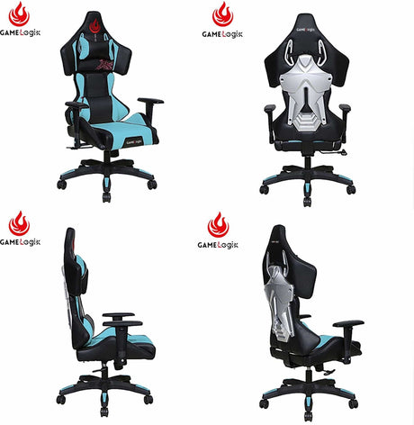 High Back Gaming Chair with Massage Lumbar - Office Logix Shop