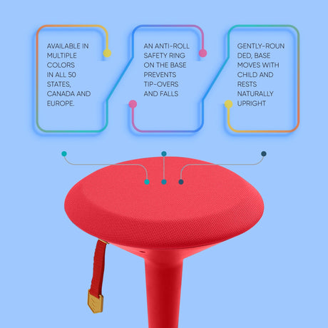 Office Logix Shop Adjustable Wobble Chair For Kids