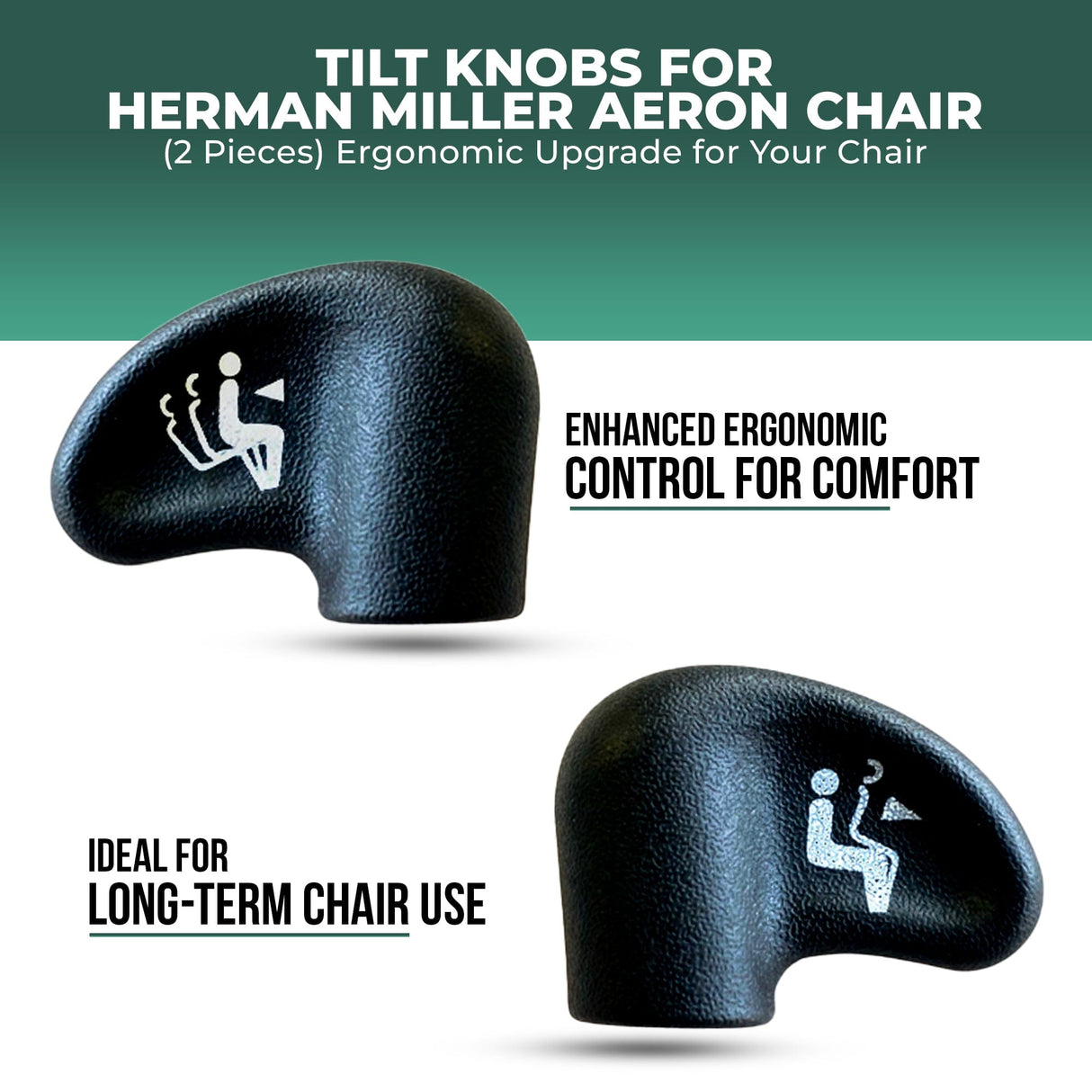 Office Logix Shop Herman Miller Aeron Chair Parts Tilt Knobs  for Herman Miller Aeron Chair  (2 Pieces)