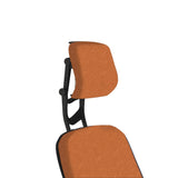 Office Logix Shop Office Chair Parts Black Fame Orange Fabric Insert Steelcase Leap V2 Headrest -Backorder (ETA Dec 31)