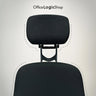 Office Logix Shop Office Chair Parts Black Frame Black Fabric Insert Steelcase Leap V2 Headrest - (Limited Quantity in Stock) - UTILITY PATENT PENDING