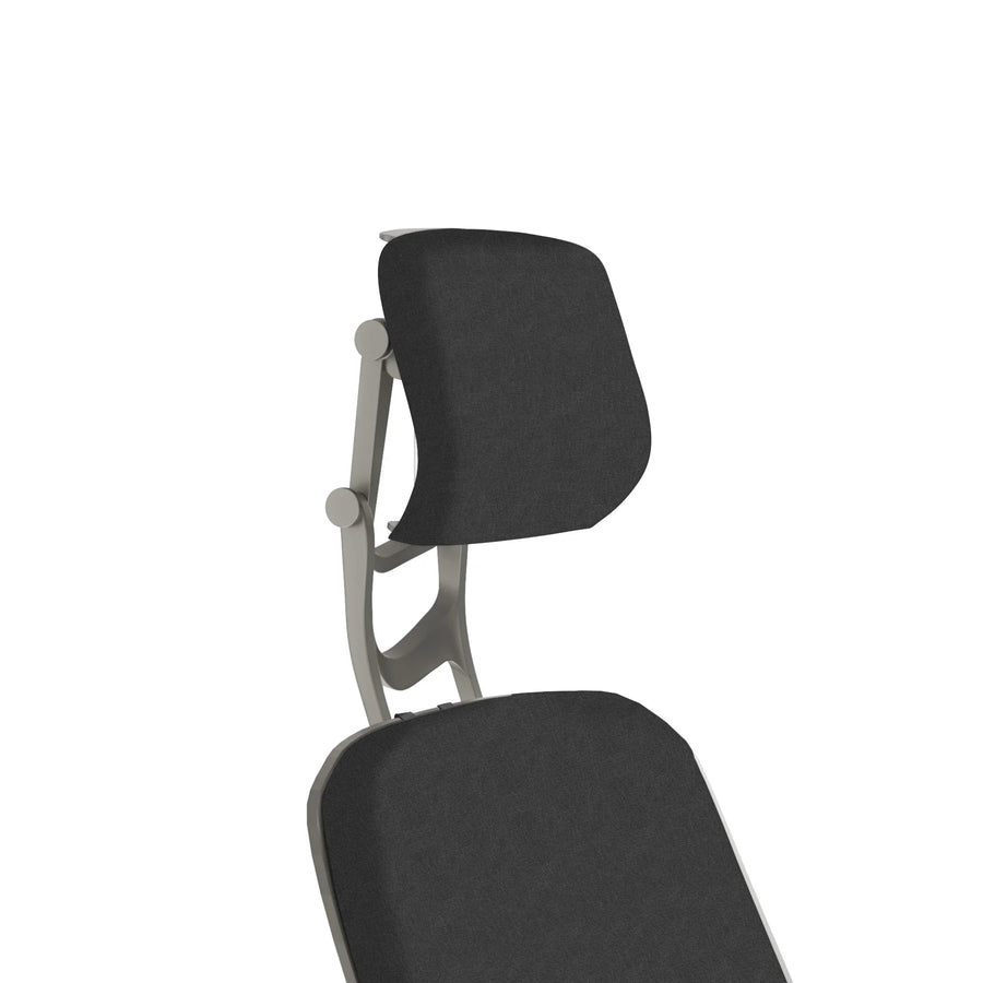 Office Logix Shop Office Chair Parts Platinum Frame Black Fabric Insert Steelcase Leap V2 Headrest -PreOrder (ETA July 15)