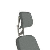 Office Logix Shop Office Chair Parts Platinum Frame Gray Fabric Insert Steelcase Leap V2 Headrest - (Limited Quantity in Stock) - UTILITY PATENT PENDING