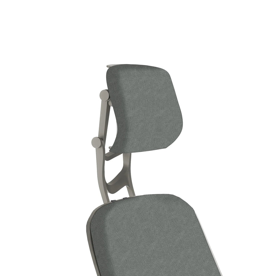 Office Logix Shop Office Chair Parts Platinum Frame Gray Fabric Insert Steelcase Leap V2 Headrest -PreOrder (ETA July 15)
