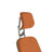 Office Logix Shop Office Chair Parts Platinum Frame Orange Insert Steelcase Leap V2 Headrest -Backorder (ETA Dec 31)