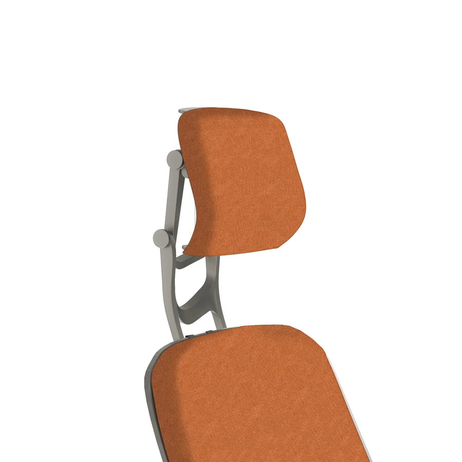 Office Logix Shop Office Chair Parts Platinum Frame Orange Insert Steelcase Leap V2 Headrest -PreOrder (ETA July 15)