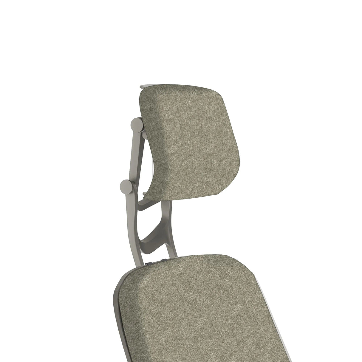 Office Logix Shop Office Chair Parts Platinum Frame Tan Fabric Insert Steelcase Leap V2 Headrest -Backorder (ETA Dec 31)