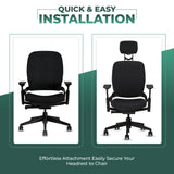 Office Logix Shop Office Chair Parts Steelcase Leap V2 Headrest -Backorder (ETA Dec 31)