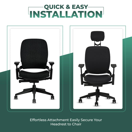 Office Logix Shop Office Chair Parts Steelcase Leap V2 Headrest - (Limited Quantity in Stock) - UTILITY PATENT PENDING