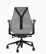 Office Logix Shop Office Chairs Black with Gray Seat Highly Adjustable Herman Miller Sayl Chair- Renewed