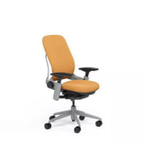 Office Logix Shop Office Task Chair Orange Steelcase Leap V2 Plus (Renewed)