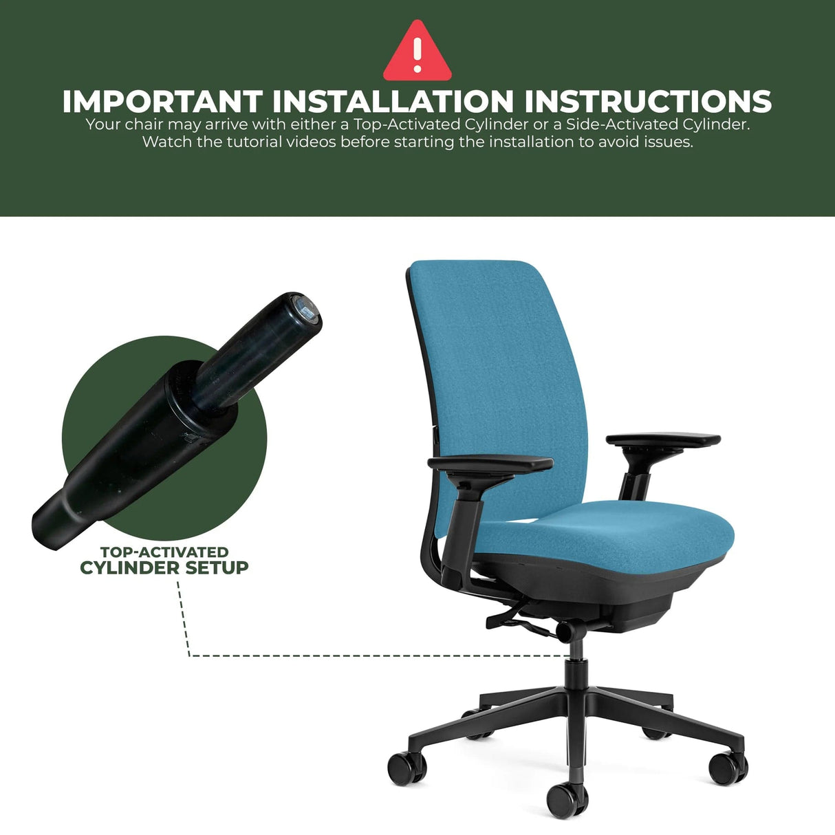 Steelcase Amia Task Chair - Fully Adjustable - Black Frame (Renewed) - Office Logix Shop